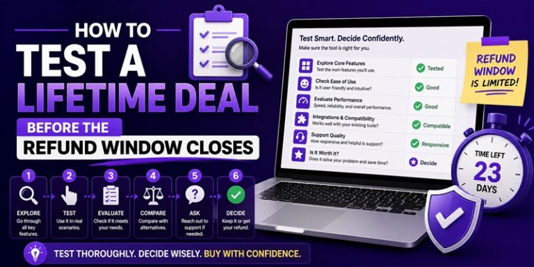 How to Test a Lifetime Deal Before the Refund Window Closes